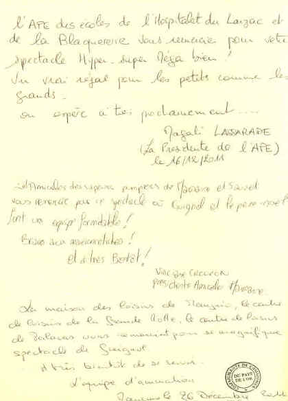 Livre d'or page 12