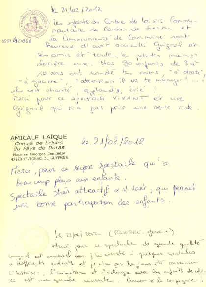 Livre d'or page 19