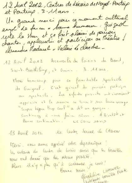 Livre d'or page 25