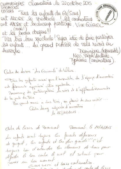 Livre d'or page 71